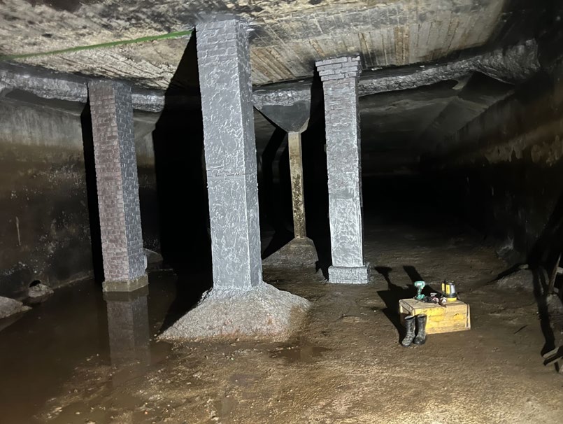 Восстановление колонн резервуара чистой воды, МУП «Водоканал», г. Казань