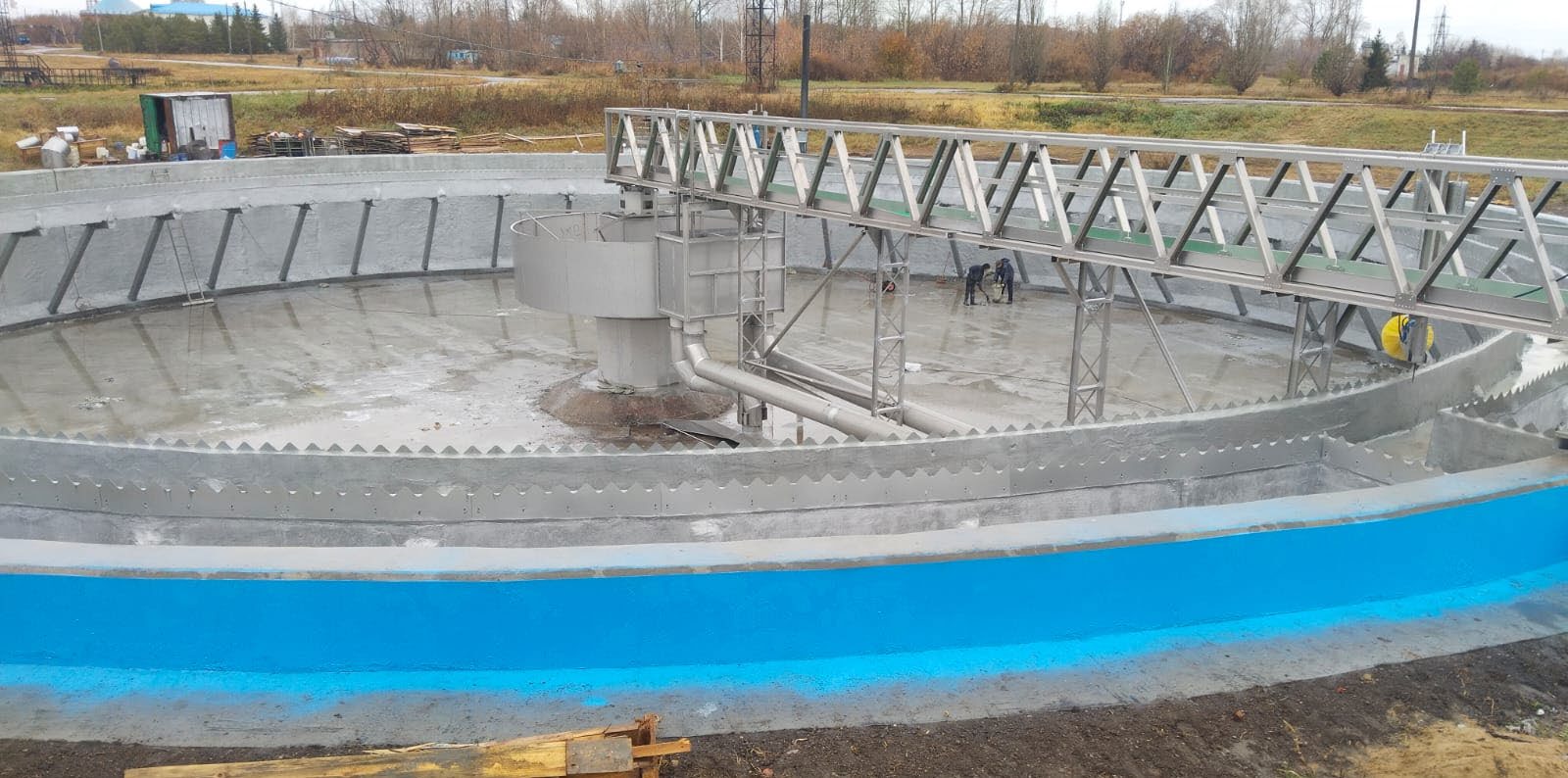 Капитальный ремонт вторичного отстойника, АО «ОмскВодоканал», г. Омск